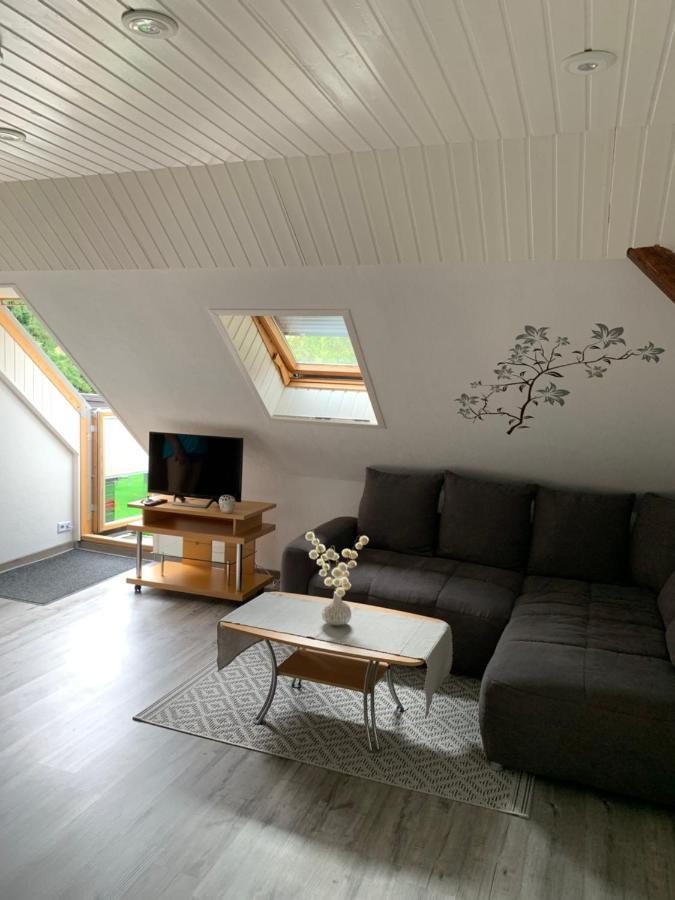 Ferienwohnung Zum Schloß Halbe Exterior foto