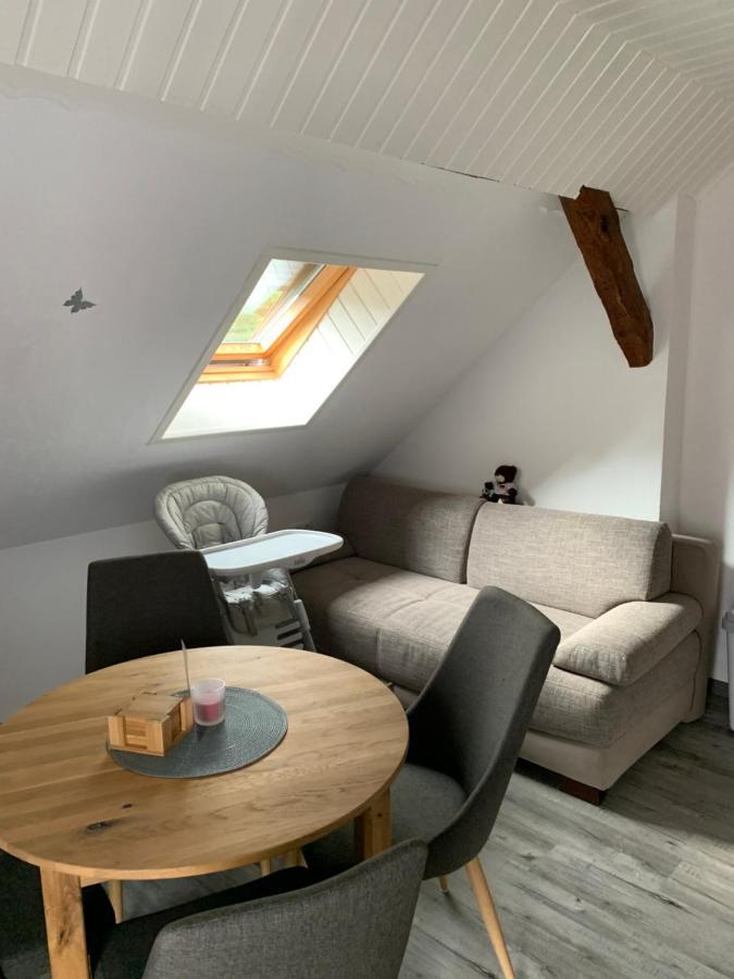 Ferienwohnung Zum Schloß Halbe Exterior foto